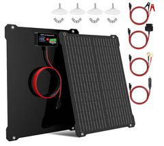 Paodekua 35W 12V Waterproof MPPT Solar Battery Charger & Maintainer