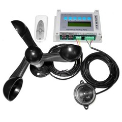 Solar Track Dual Axis Tracker &6000N 12V 2X8″ Linear Actuator &Wind Speed Sensor