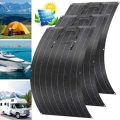 800W 200W Watt 18V Flexible Solar Panel Kit Portable RV Camping Off-Grid Rooftop