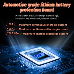 12V Lifepo4 Lithium Battery 8Ah 50Ah 100Ah 140Ah Pack for RV Marine Solar System