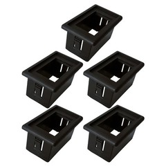 Rocker Switch Housing Set of 5 ABS Suitable for Cars SUVs Trucks Boats