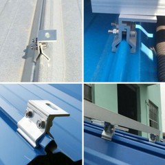 1/4Pcs Solar Panel Bracket Fixing Clamp Mounting Bracket Bracket For Roof New