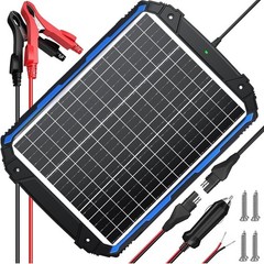 SUNER POWER 25W 12V Solar Battery Trickle Charger MPPT