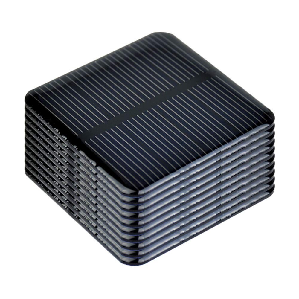 10pcs Mini Monocrystalline Solar Cells Solar System Kit 50mm X 50mm/1.96″ X