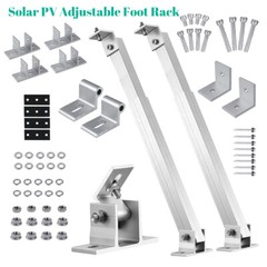 Solar Panel Mounting Brackets Adjustable Tilt Mount Fixing Wall Rooftop RV Boat