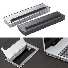 Integrated Brush Design Cable Hole Cover for Easy Access and Cleanliness