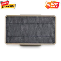 Moultrie 3.4 Watt Solar Power Pack for Trail Cameras, 3350mAh Battery Pack USB-C