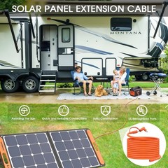 Solar Panel Extension Cable Compatible With Jackery Solar Panel Connector 35 Ft