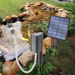 Solar Aeration Pump for Aquariums 2 5W 7V Lightweight Air Pump for Outdoor Use