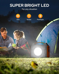 300W Portable Power Station, 220Wh Backup Battery Pack for Outdoor Use