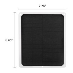 10W Solar Panel Kit 12V Trickle Charge Battery Charger Maintainer Marine RV Car