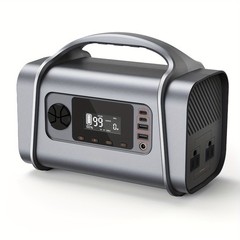 296Wh Portable Power Station 200W (Peak 400W), Lithium Battery Backup Power