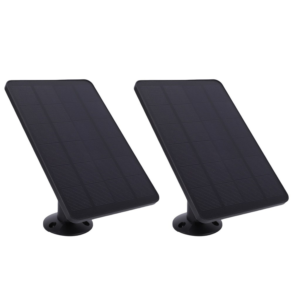 2Pcs 10W Solar Panel Fit For Security Camera Wireless Outdoor 360 Degree
