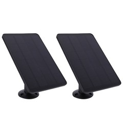 2Pcs 10W Solar Panel Fit For Security Camera Wireless Outdoor 360 Degree