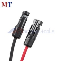 4mm² 20M Solar Extension Wire Red+Black with M4 Plug Kit