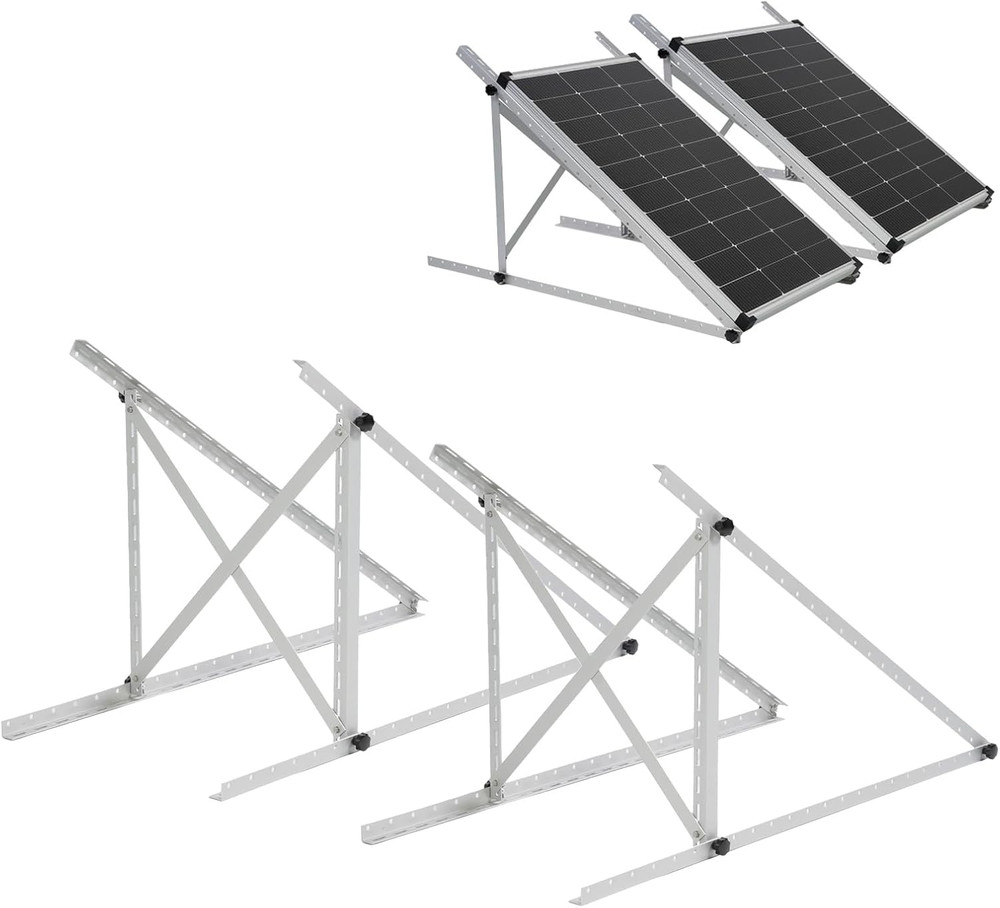 Adjustable Solar Panel Mounting Brackets Kit for 100-400W Panels (2 Sets)