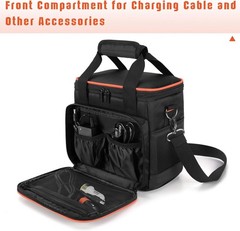 Multi-Pocket Black Carry Bag for Jackery Explorer – Ideal for Camping & Travel