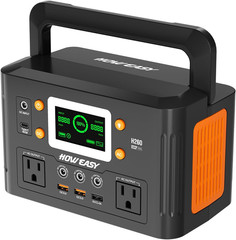 Portable Power Station,260W(500W peak) Solar Generator with PD 65W | 110V Pure S