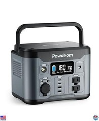 300W Portable Power Station 296Wh Battery Backup Solar Generator for Camping
