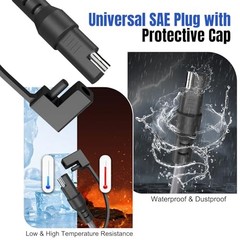 Mini Starlink Power Cable Kit with SAE Quick Disconnect Polarity 10Ft-Kit