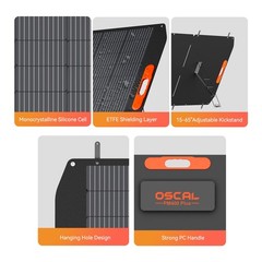 Blackview OSCAL PowerMax 3600W Portable Power Station 3600Wh + 400W Solar Panel