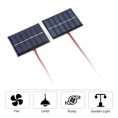 5W 5V/12V 1W 3V Mini Solar Panel Polysilicon Solar Epoxy Panel Module Light Cell