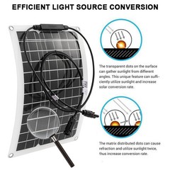 SOECOPO 30000W Peak Solar System Kit Flexible Panel for Camp Charger Off Grid