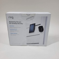 New Ring Rechargable Power Solar Panel Black
