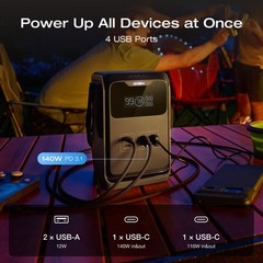 EcoFlow TRAIL 200 DC Portable Power Station 192Wh Battery with Camping Lamp