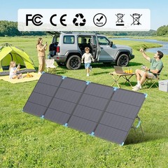 E-POWO 110W 220W 400W Bifacial Solar Panel Portable for Ecoflow Delta 3 Plus