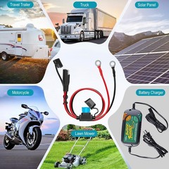 Reliable SAE Connector Extension Cable – 2FT for Motorcycles & Solar Panels