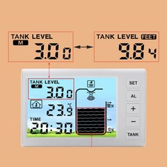 For Irrigation Systems Solar Charging Gauge Backlight Function Buzzer Control
