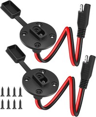 Weatherproof SAE Connector Power Socket for Solar Panel and Battery Charging