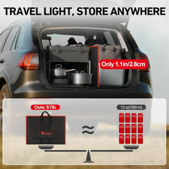200W Portable Foldable Solar Panel Kit with USB Ports for Camping