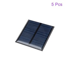 5 Pack 5.5V 60mA 60mm x 60mm Mini Solar Panel Cell for DIY Electric Project