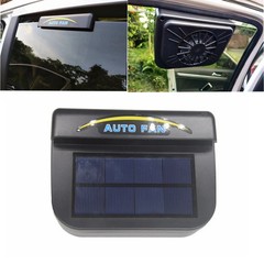 Auto Solar Powered Fan Portable Window Windshield Cooler Energy Saving Clean Air