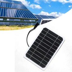 Portable 6V Car Van Boat Caravan Camper Solar Panel Battery Charger Kit