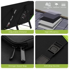 ALLPOWERS SP033 200W Portable Solar Panel 36V Foldable Solar Panel Kit Waterp…