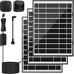 7W Solar Panel for Blink Outdoor 4 (4Th Gen)/(3Rd Gen) XT3 and Blink XT/XT2 Came