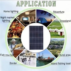Trickle 30W Solar Panel 12V Charger Battery Charger Kit Maintainer Boat Car RV