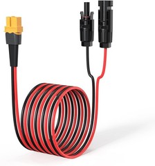 Solar to XT60 Cable 10AWG Solar Connector to XT60 Adapter Cable 6FT for Portable