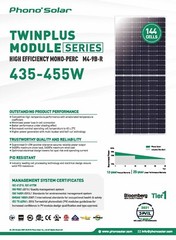 Phono Solar Twin Plus Module Series 455W