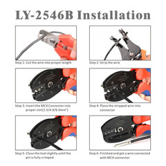 Icrimp Solar PV Cable Crimping Tool for IWS4 Solar Connectors