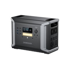 Dabbsson 2400W 2150Wh Power Station LiFePO4 with 2x 210W Folding Solar Panel