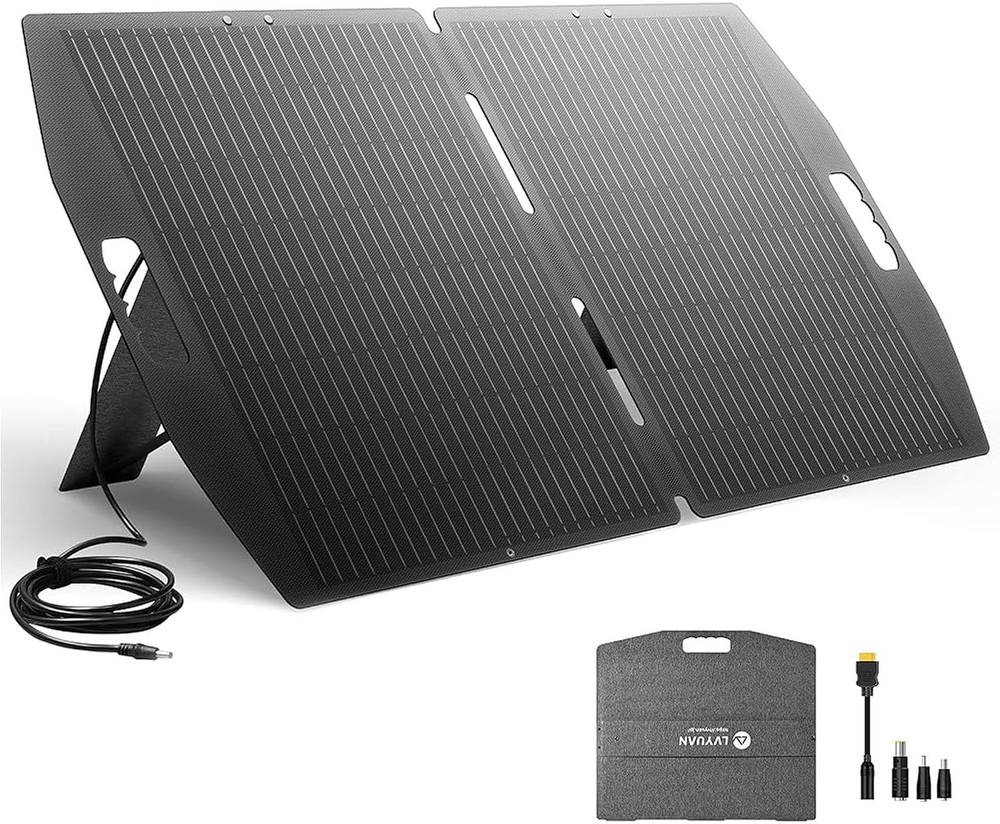 ETFE Foldable 100W Solar Panel Camping Charger