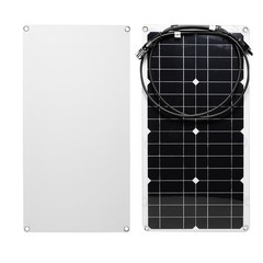 4 x 40W High-Efficiency PV Panels + 30A-100A Intelligent Controller for RV/HomE,