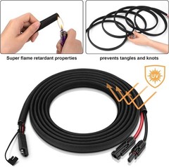 Flexible 10AWG SAE Cable for Solar Panel Connections
