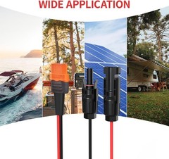 10AWG 2FT Solar to XT60i Cable 2 10 25 35 50 75 100FT Solar Connector to XT60i