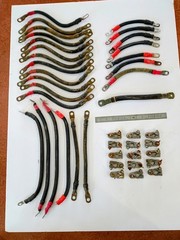 heavy battery connectors and cables/solar power