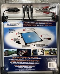 SUNFORCE Solar 12V Battery Trickle Charger 50022 5 WATT